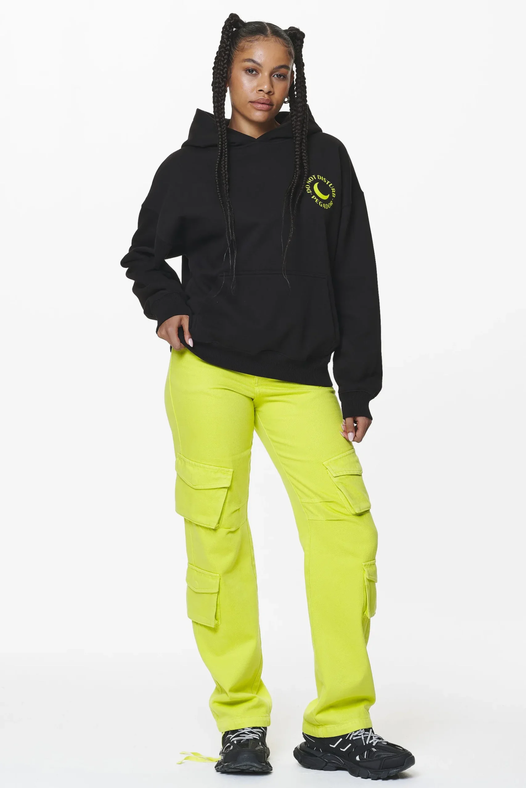 Pegador Hoodies|Ekne Oversized Hoodie Black