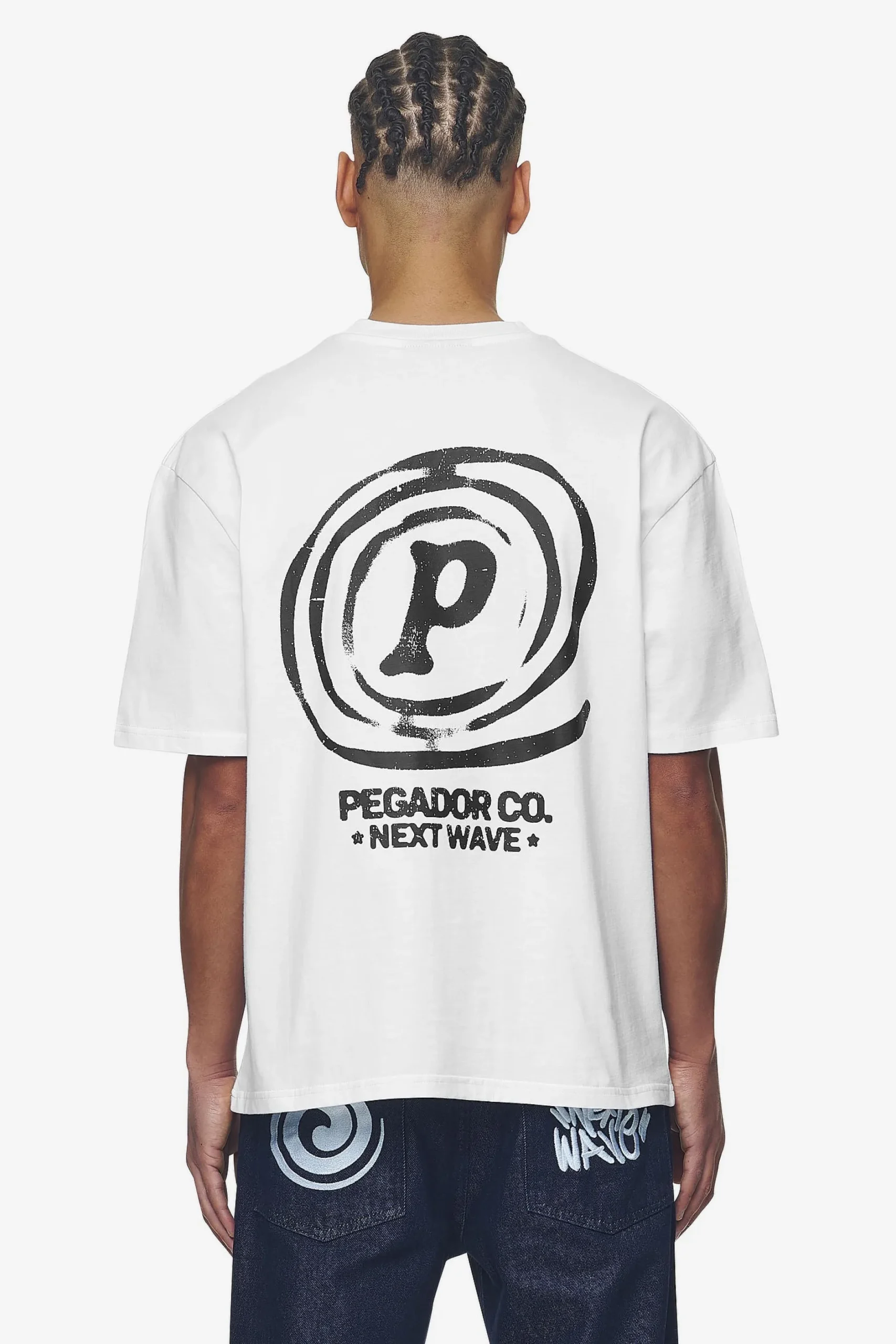 Pegador Tees|Fallon Oversized Tee White