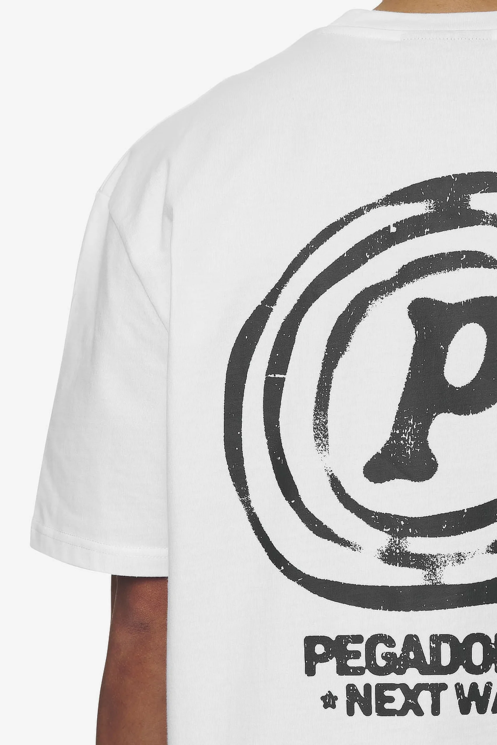 Pegador Tees|Fallon Oversized Tee White