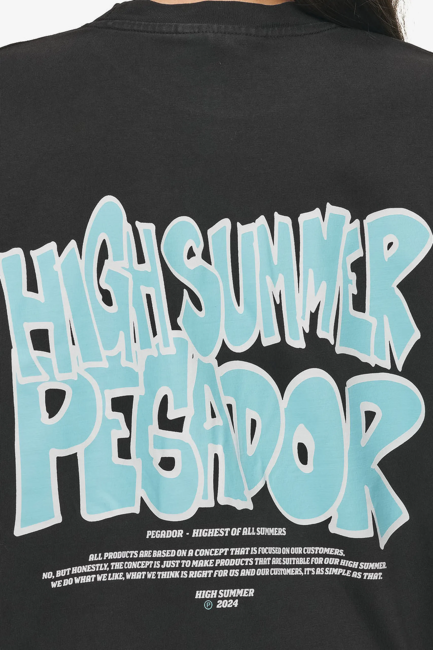 Pegador Tees|Farrar Boxy Tee Vintage black