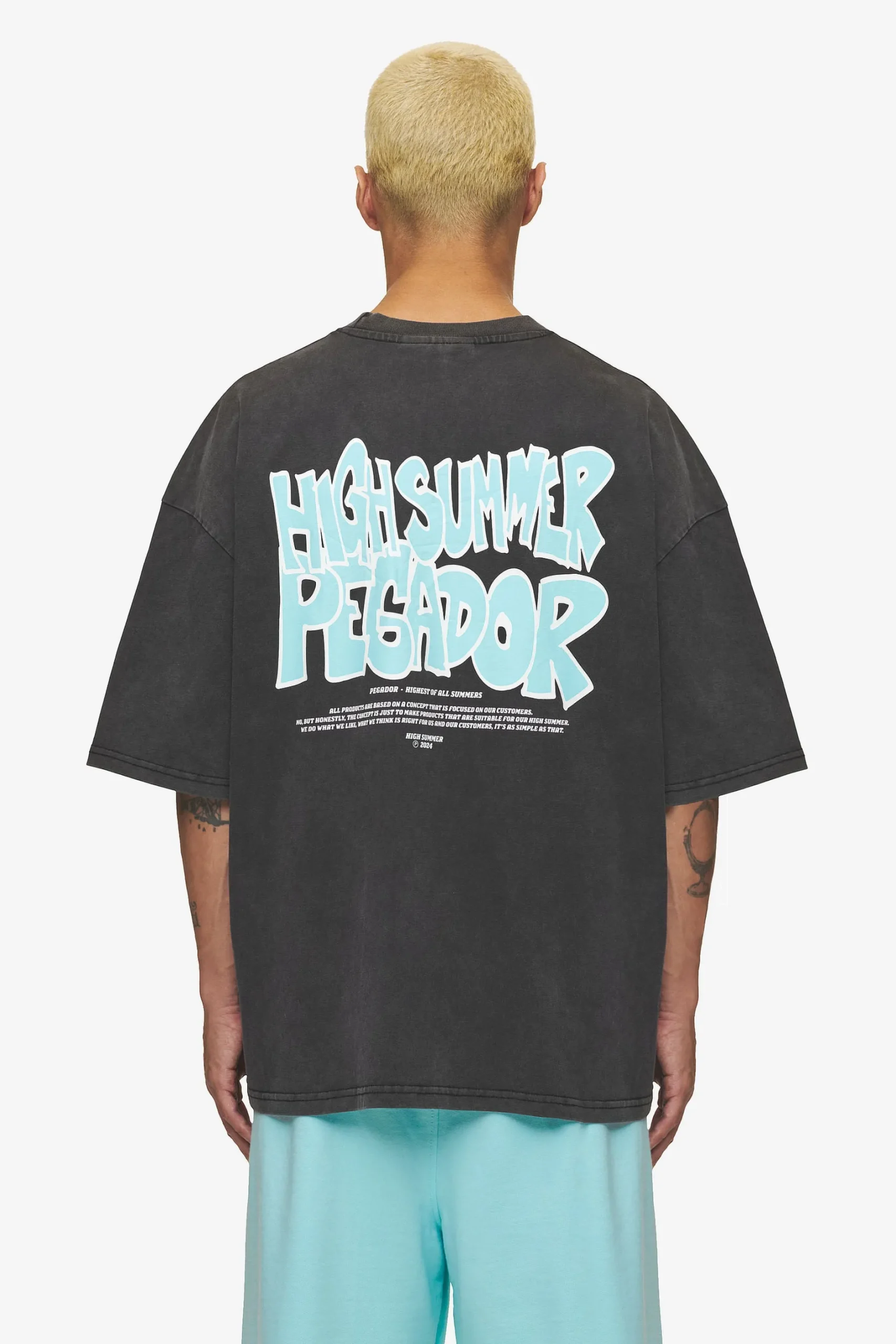 Pegador Tees|Farrar Boxy Tee Vintage black