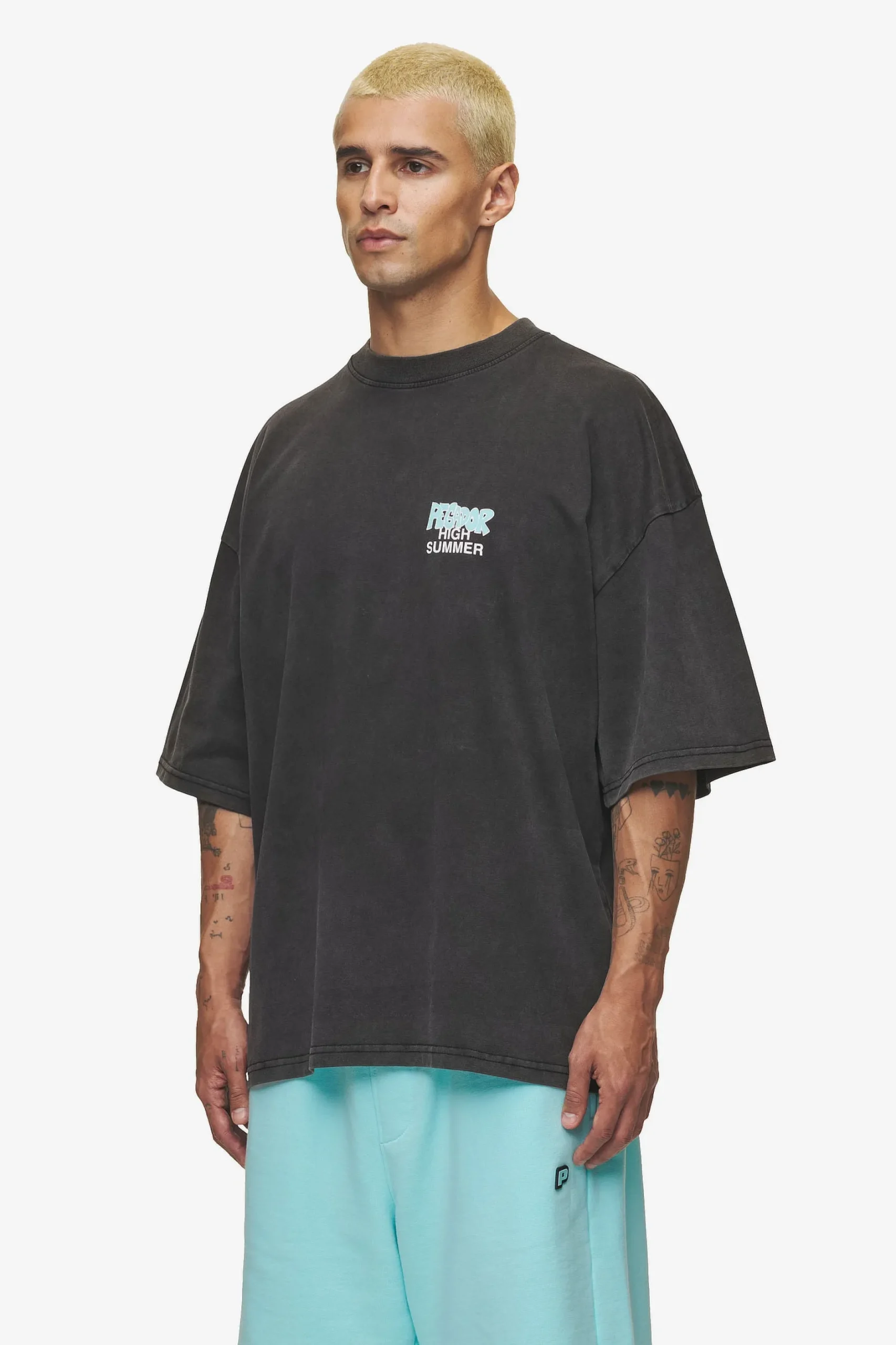 Pegador Tees|Farrar Boxy Tee Vintage black