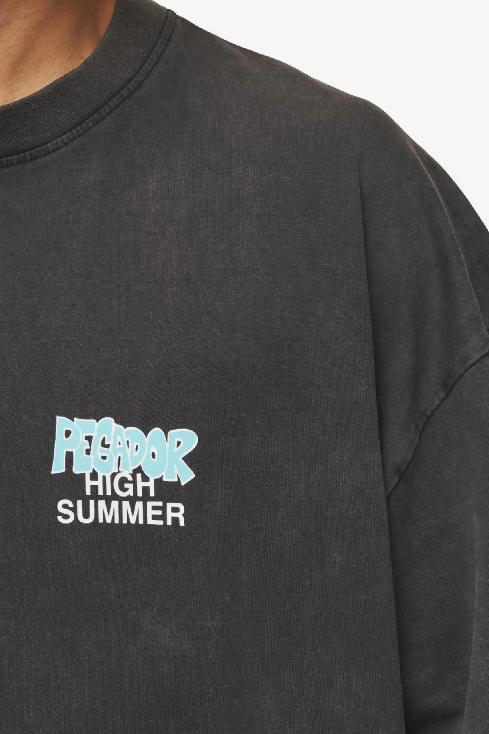 Pegador Tees|Farrar Boxy Tee Vintage black
