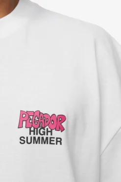Pegador Tees|Farrar Boxy Tee White