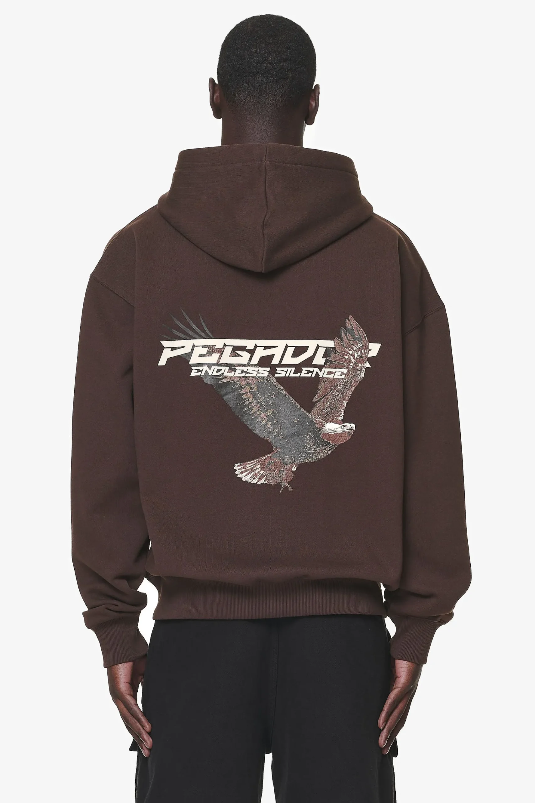 Pegador Hoodies|Zip Hoodies|Fenton Oversized Sweat Jacket Washed Oak Brown