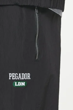 Pegador Pants & Joggers|Firb Wide Track Pants Onyx Black