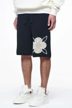 Pegador Shorts|Flanigan Knit Shorts Black