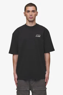 Pegador Tees|Fox Oversized Tee Washed Black