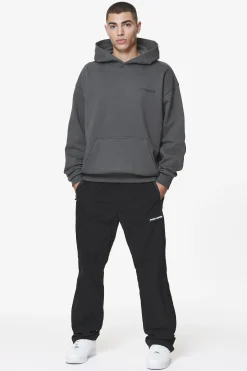 Pegador Hoodies|Furber Oversized Hoodie Washed Volcano Grey