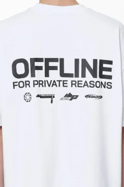 Pegador Tees|Furber Oversized Tee White