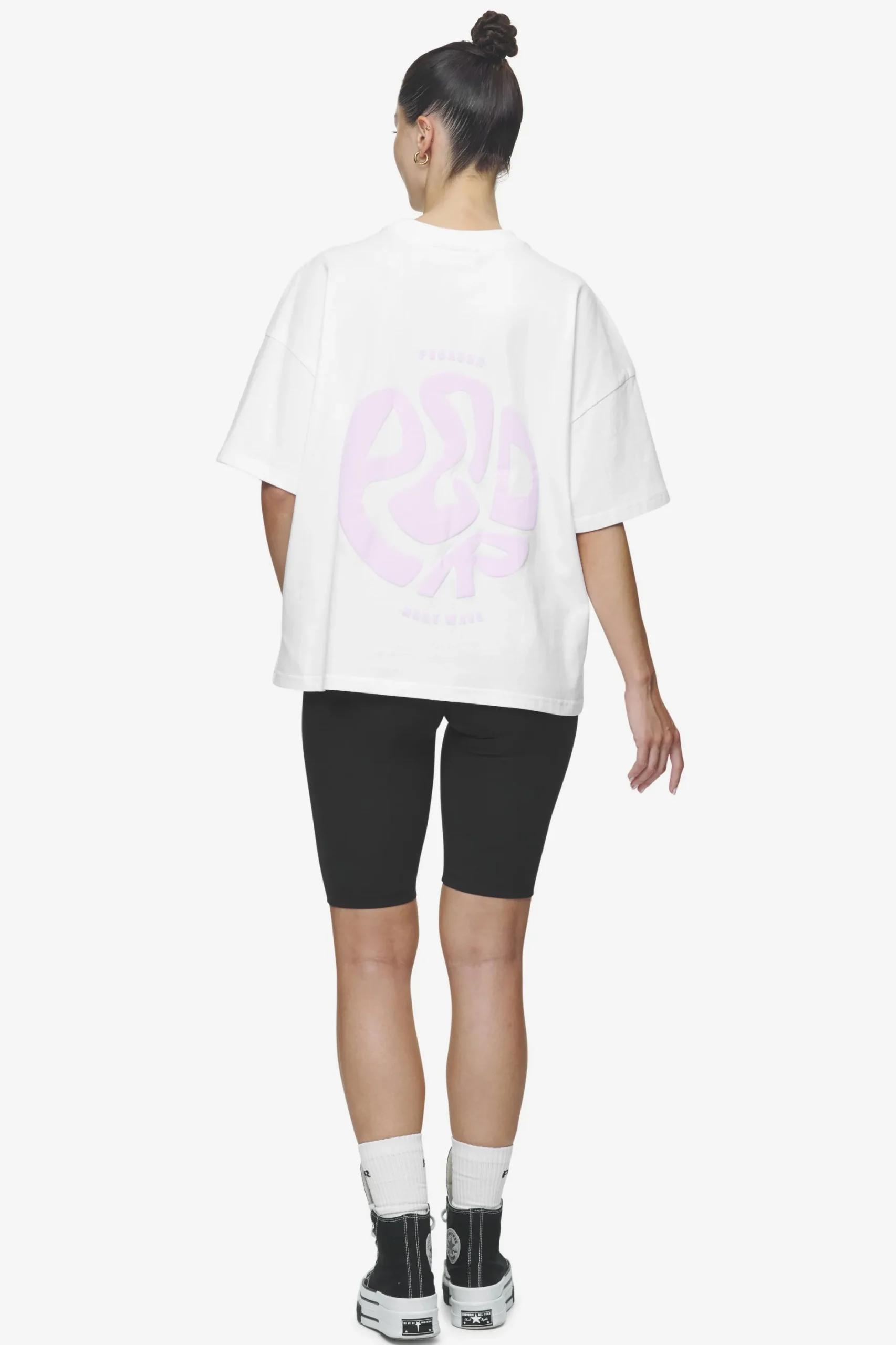 Pegador Tees|Gabi Heavy Oversized Tee White