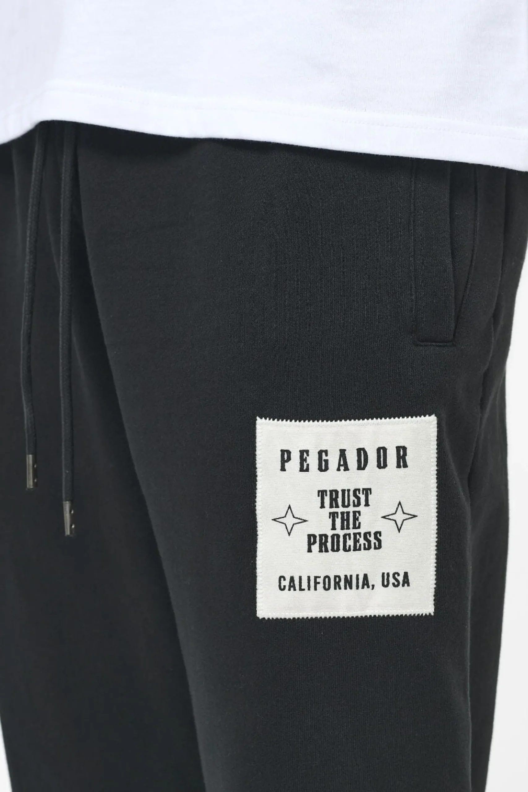 Pegador Pants & Joggers|Galt Heavy Sweat Pants Vintage Washed Black Ink