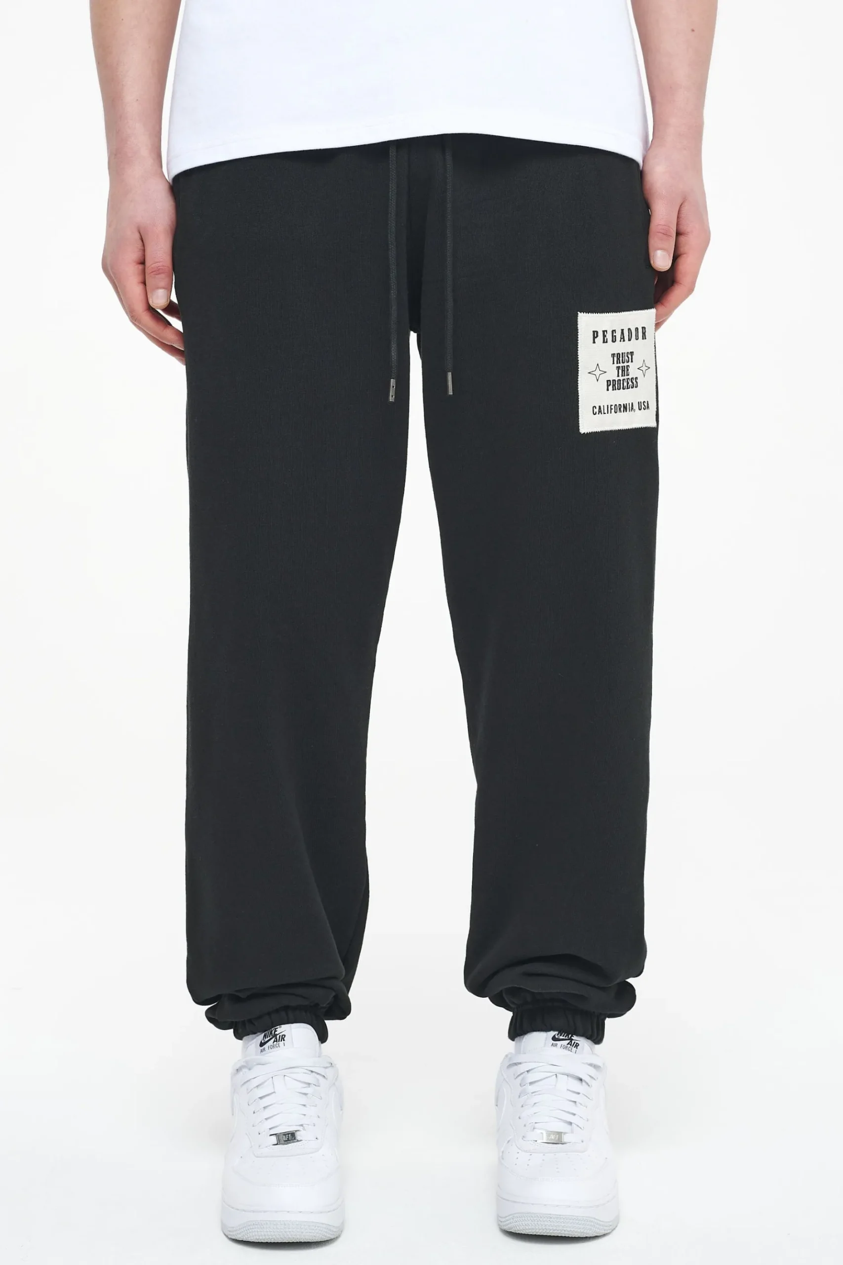 Pegador Pants & Joggers|Galt Heavy Sweat Pants Vintage Washed Black Ink