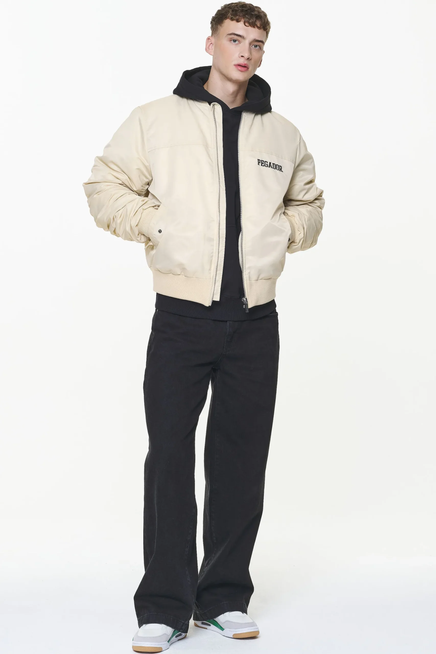 Pegador Jackets|Garo Bomber Jacket Kingdom Beige