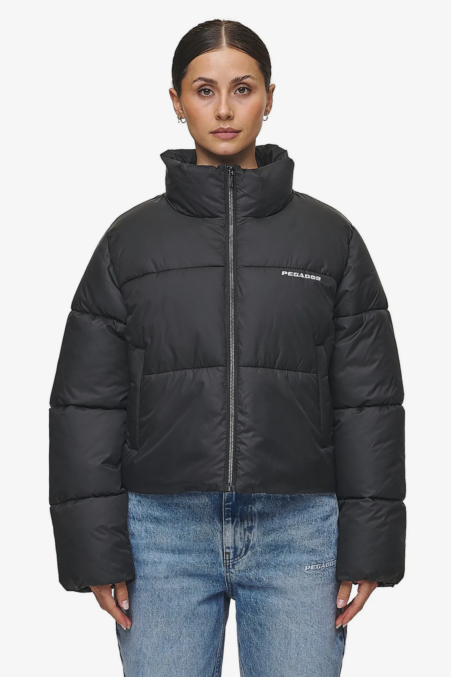 Pegador Jackets|Georgia Puffer Jacket Black