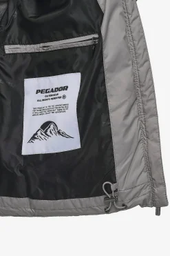 Pegador Jackets|Georgia Puffer Jacket Rock Grey
