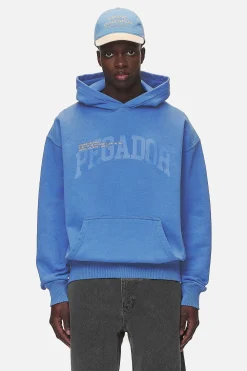 Pegador Hoodies|Gilford Oversized Hoodie Washed Retro Blue