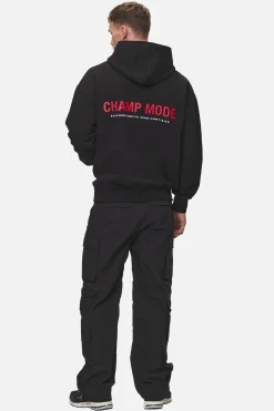 Pegador Hoodies|Gordan Oversized Hoodie Washed Black
