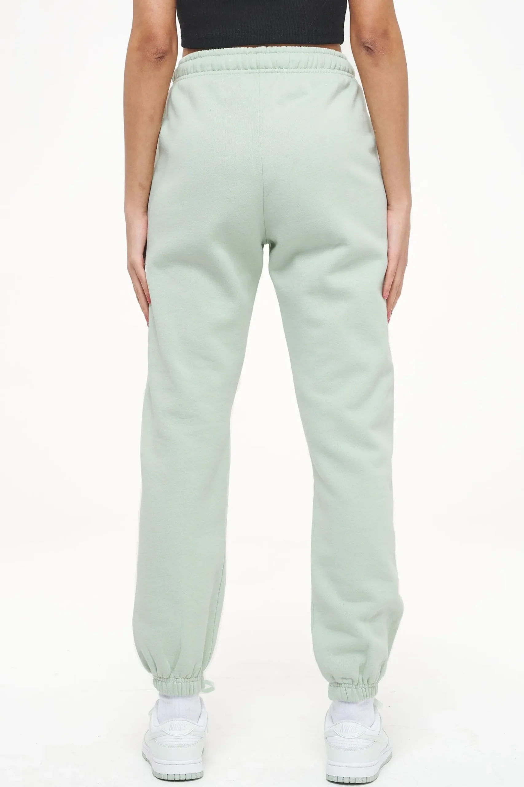 Pegador Pants|Grace High Waisted Sweat Pants Vintage Washed Milky Green Gum
