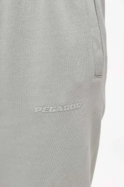 Pegador Pants|Grace High Waisted Sweat Pants Vintage Washed Quiet Gray