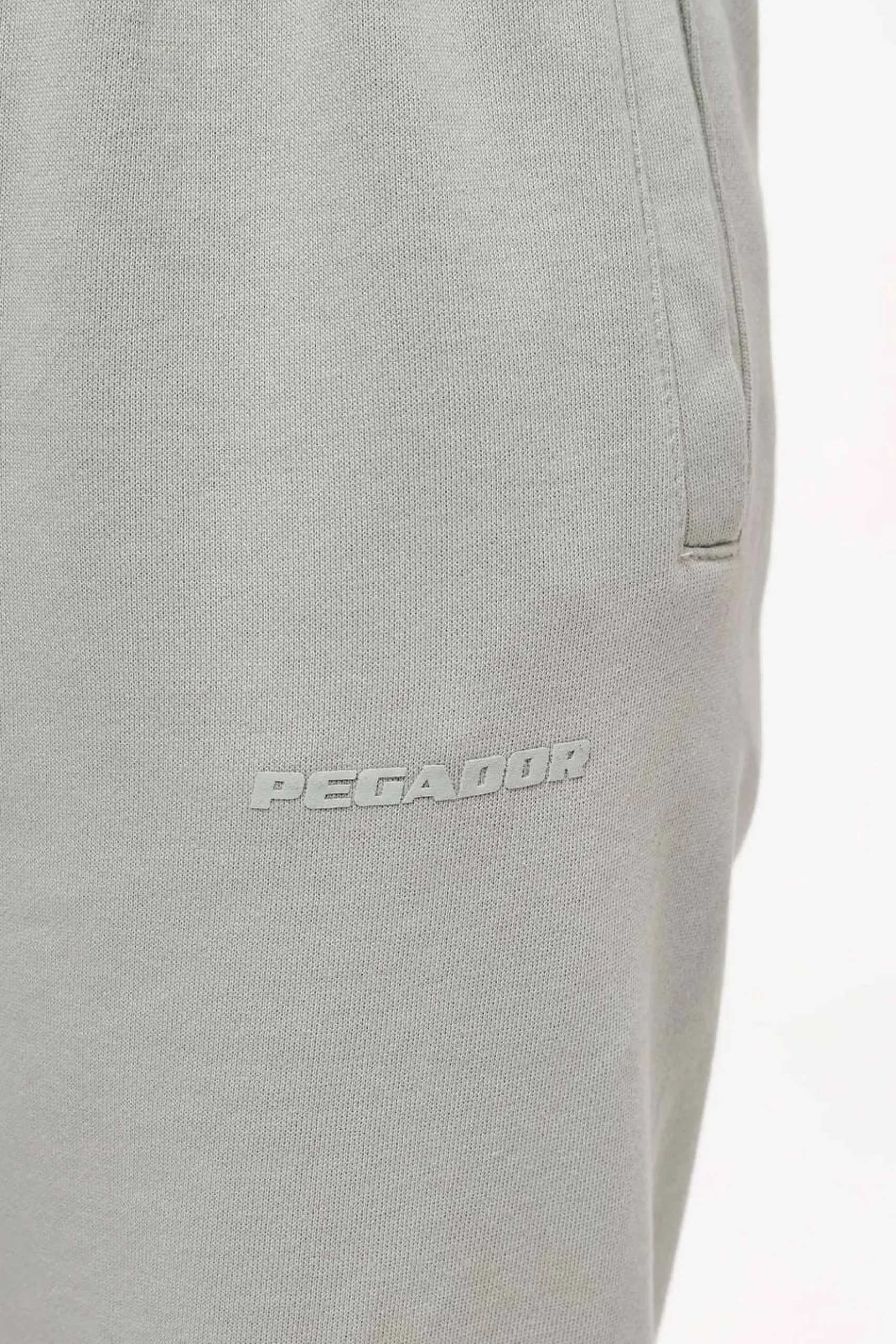 Pegador Pants|Grace High Waisted Sweat Pants Vintage Washed Quiet Gray