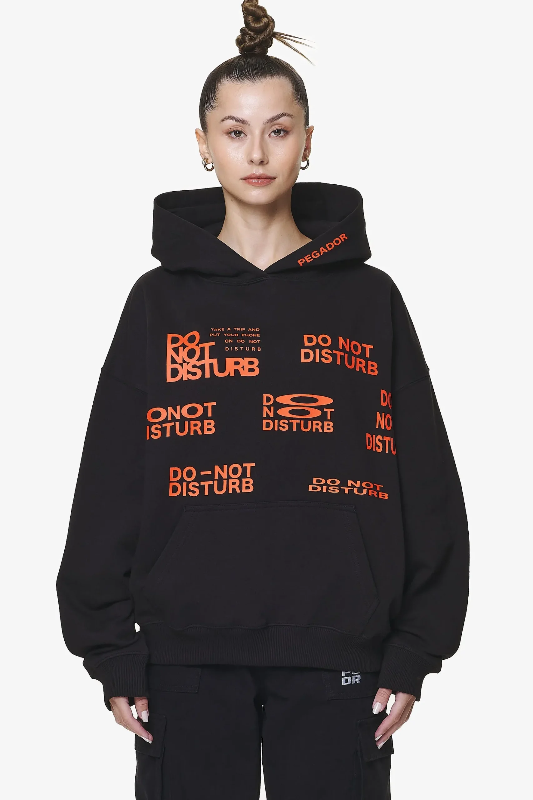 Pegador Hoodies|Groven Oversized Hoodie Black
