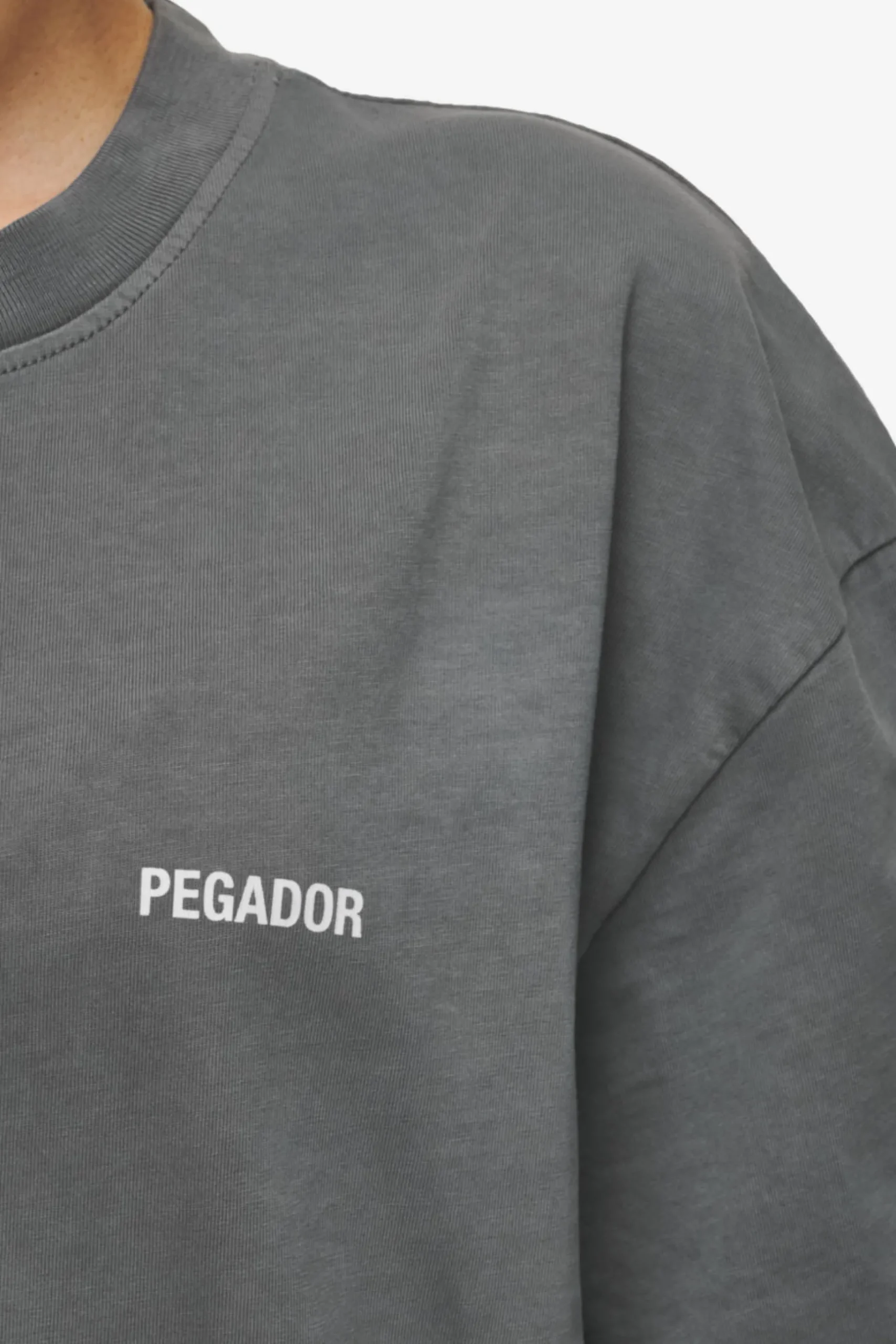 Pegador Tees|Gulati Oversized Tee Vintage Grey