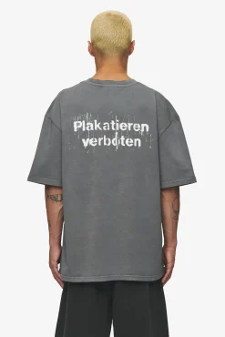 Pegador Tees|Gulati Oversized Tee Vintage Grey