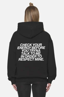 Pegador Hoodies|Habana Oversized Hoodie Black