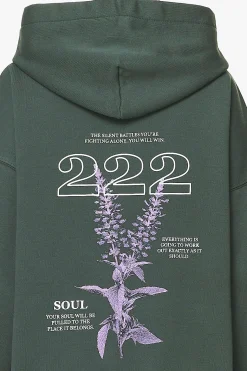 Pegador Hoodies|Habo Oversized Hoodie Washed Sage Green