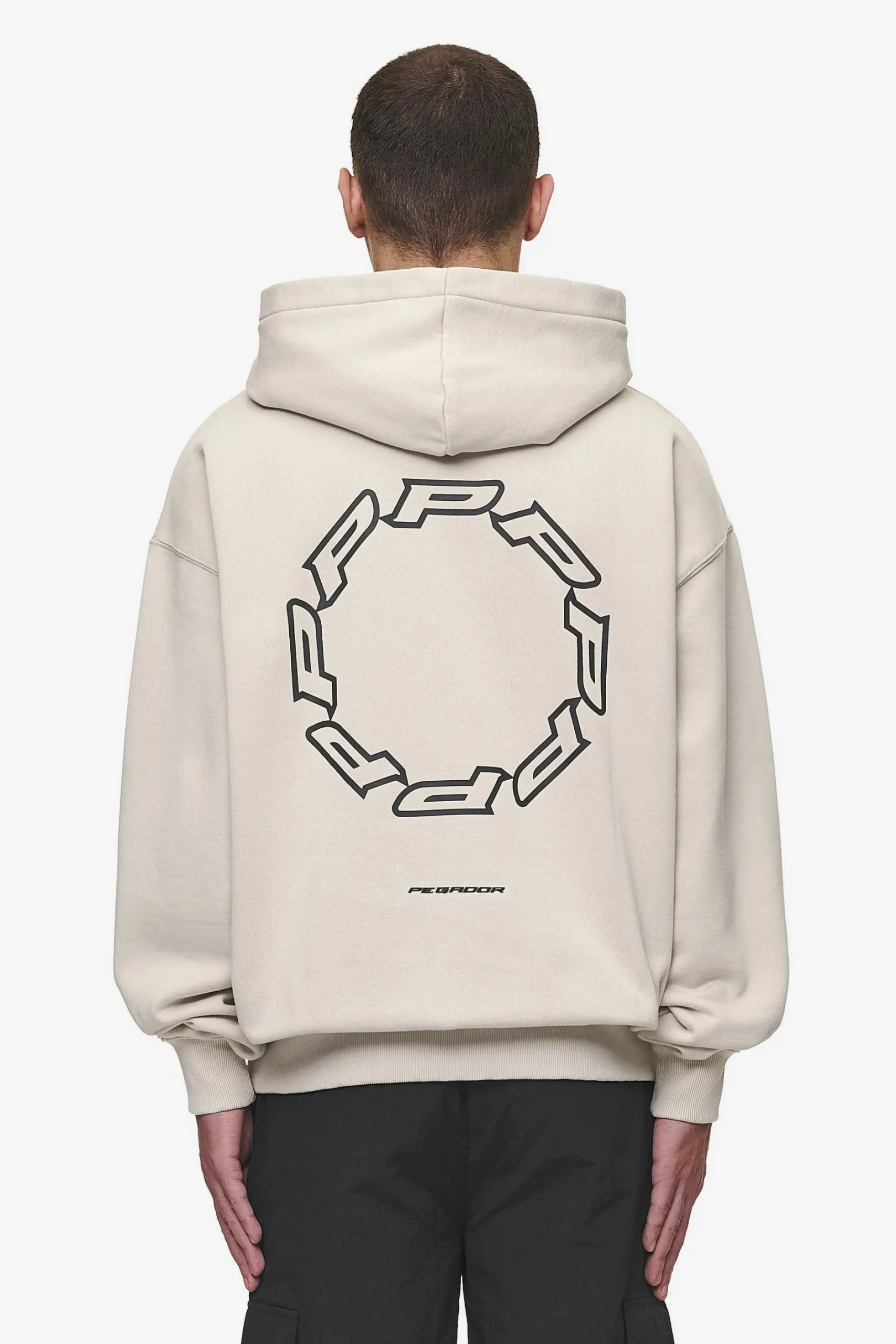 Pegador Hoodies|Hawkins Oversized Hoodie Washed Light Beige