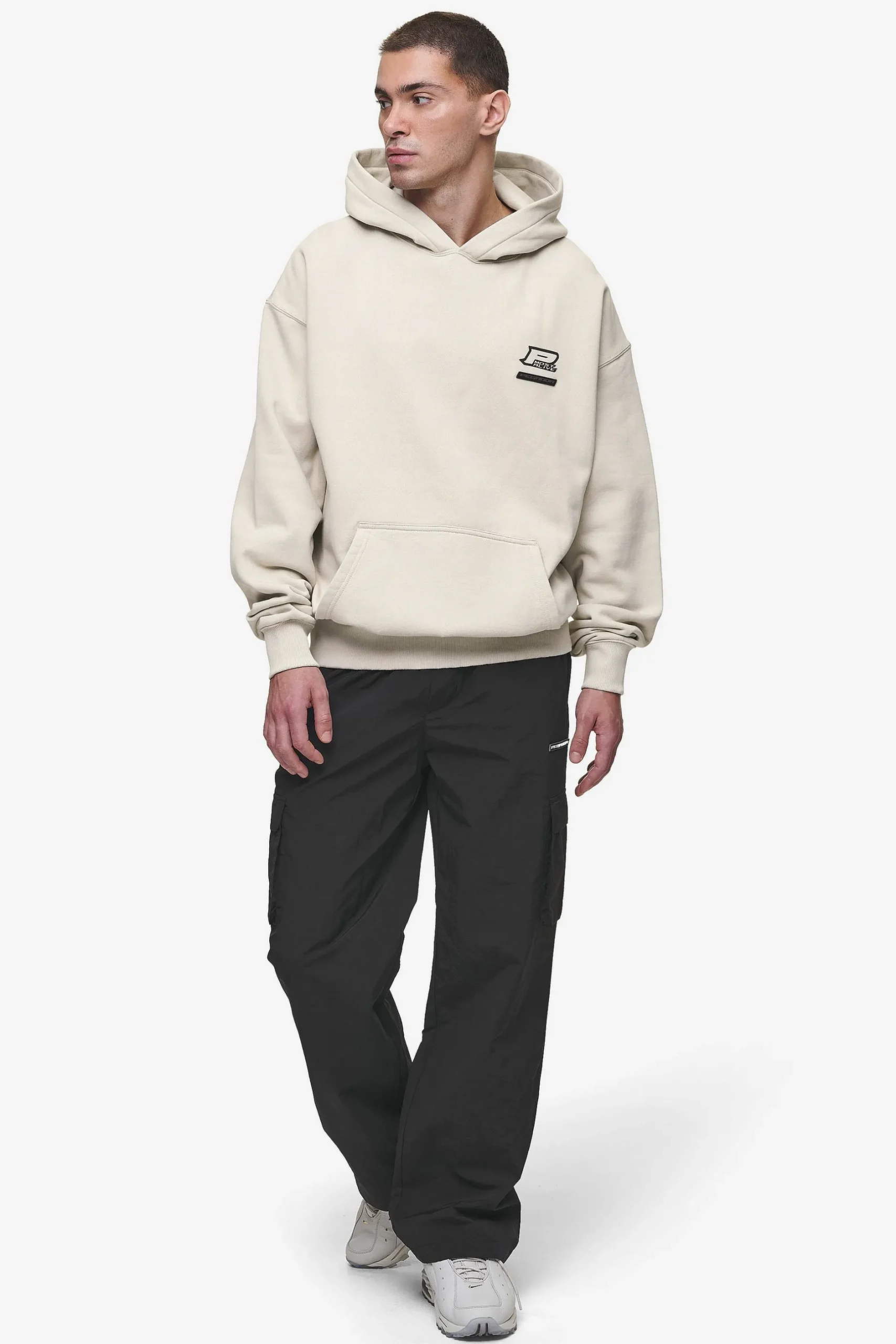 Pegador Hoodies|Hawkins Oversized Hoodie Washed Light Beige