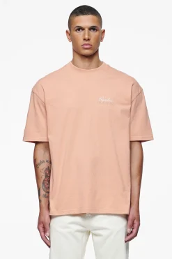 Pegador Tees|Heddon Oversized Tee Vintage Washed Tuscan Rose