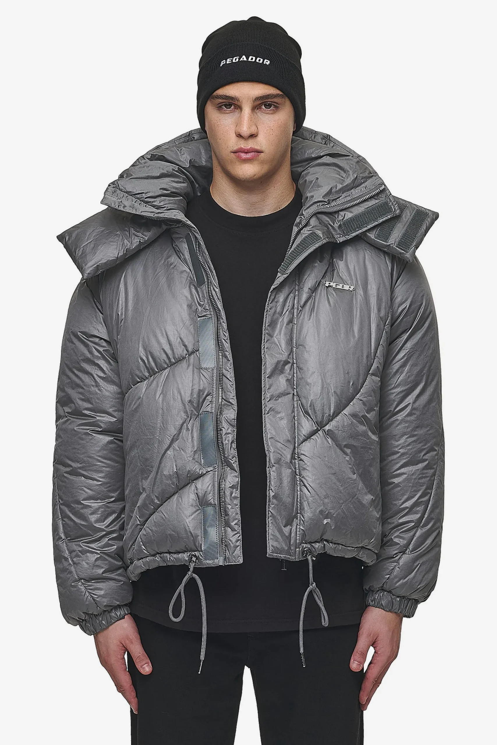 Pegador Jackets|Henry Vintage Oversized Puffer Jacket Anthracite