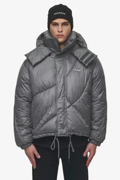 Pegador Jackets|Henry Vintage Oversized Puffer Jacket Anthracite