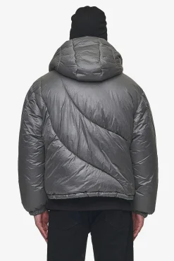 Pegador Jackets|Henry Vintage Oversized Puffer Jacket Anthracite