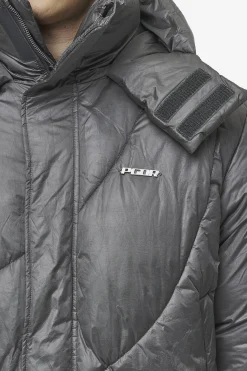 Pegador Jackets|Henry Vintage Oversized Puffer Jacket Anthracite