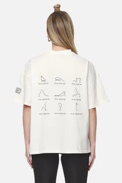 Pegador Tees|Idalia Heavy Oversized Tee Washed Coconut Milk
