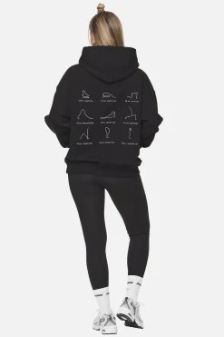 Pegador Hoodies|Idalia Oversized Hoodie Black