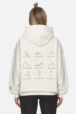 Pegador Hoodies|Idalia Oversized Hoodie  Washed Coconut Milk