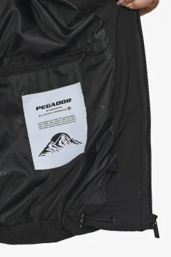 Pegador Jackets|Jara Oversized Boxy Puffer Jacket Black