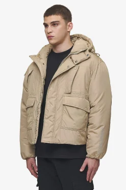 Pegador Jackets|Jean Utility Puffer Jacket Sand