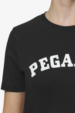 Pegador Tees|Jenna Cropped Baby Tee Black