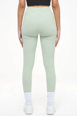 Pegador Leggings|Jill Rib Leggings Vintage Washed Milky Green