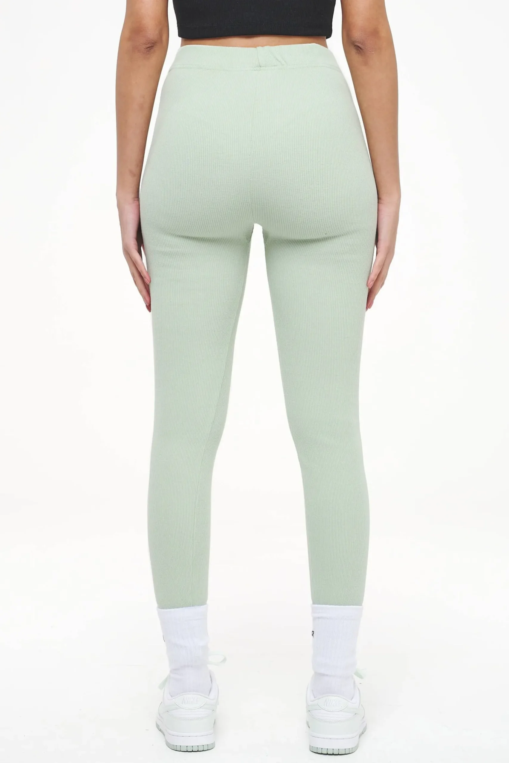 Pegador Leggings|Jill Rib Leggings Vintage Washed Milky Green