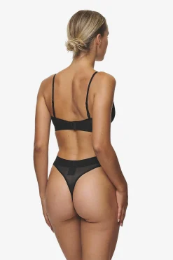Pegador Underwear|Katia Triangle Bralette Black White