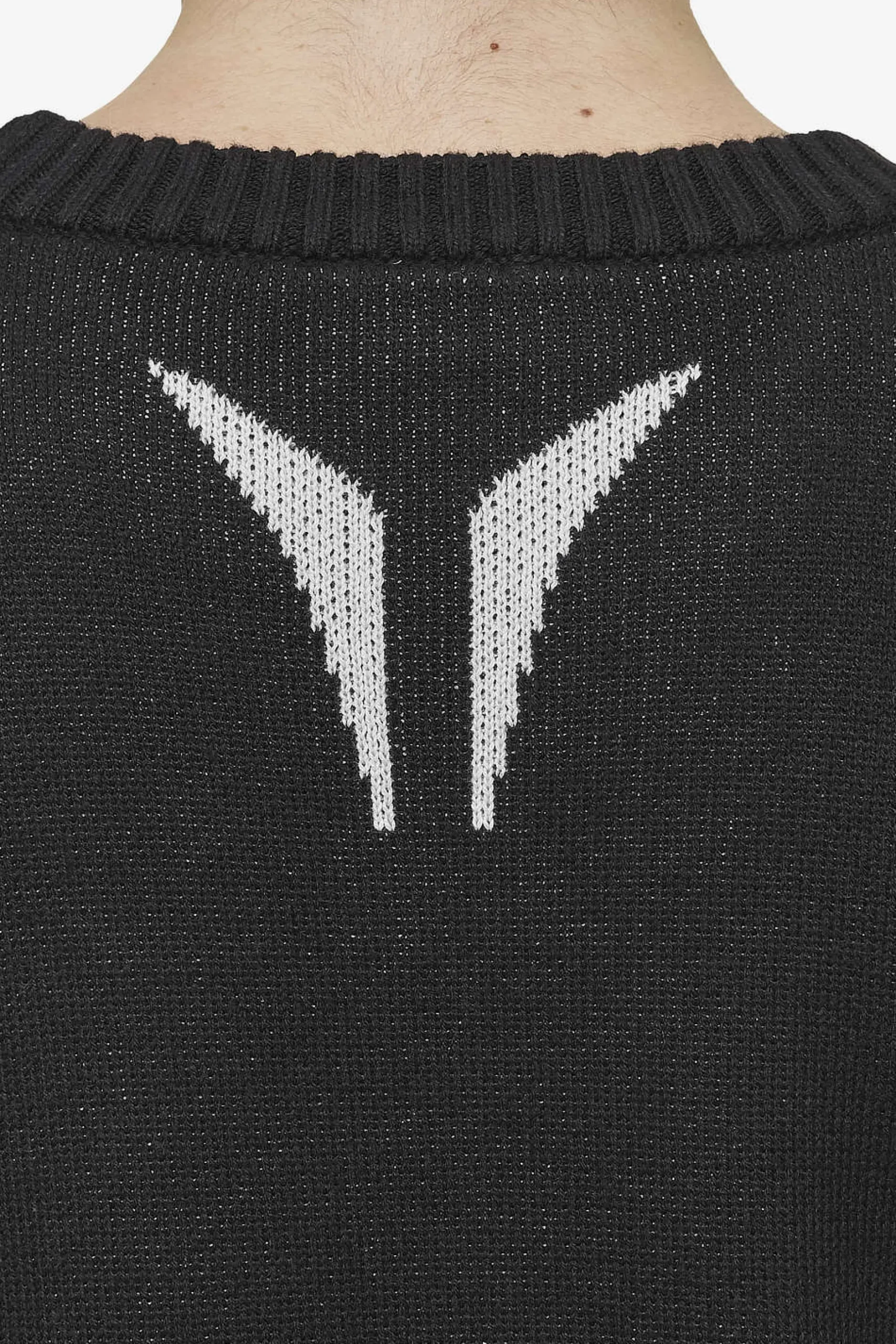 Pegador Sweaters|Knitwear|Kazan Boxy Knit Sweater Black Light Grey