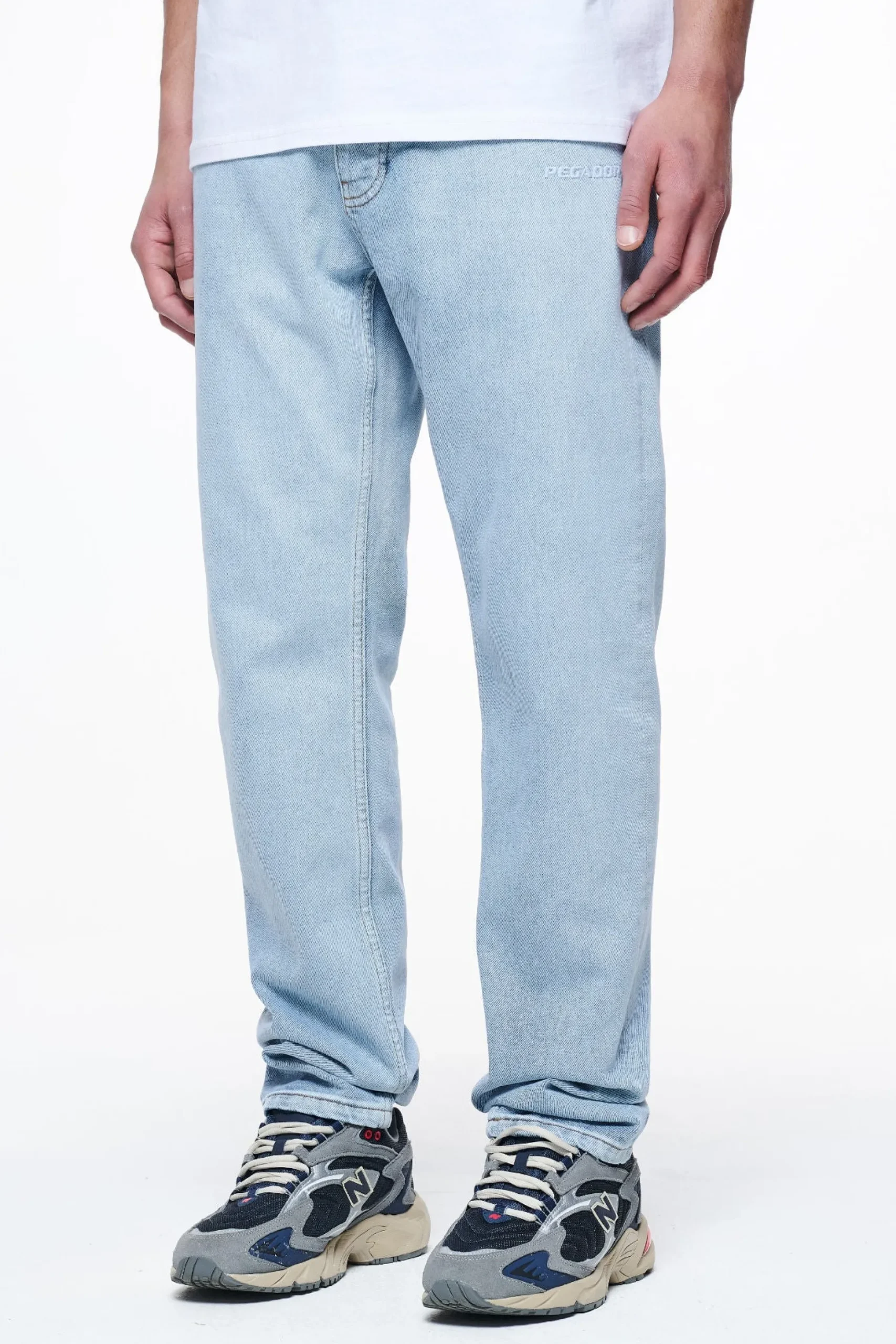 Pegador Jeans|Kelton Straight Jeans Washed Light Blue