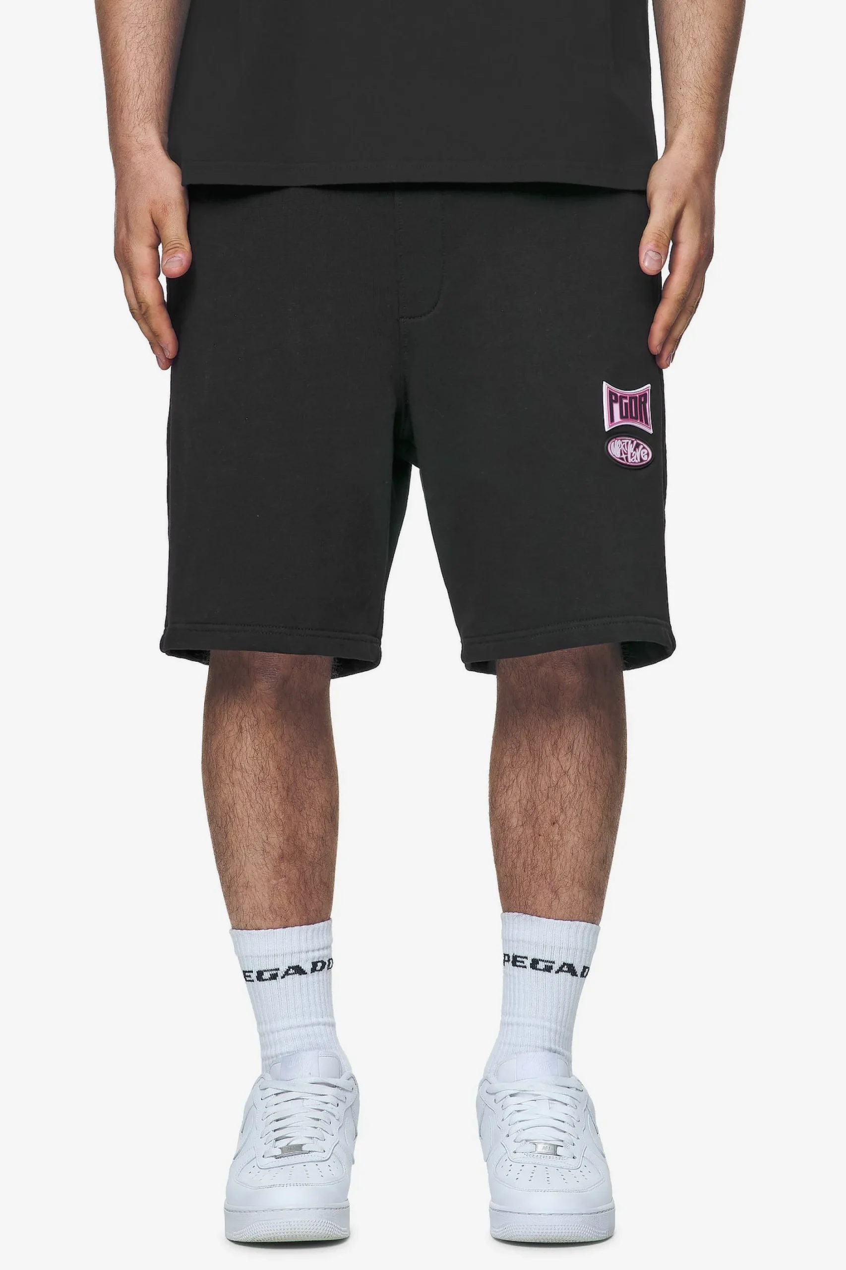 Pegador Shorts|Keyes Terry Shorts Washed Black