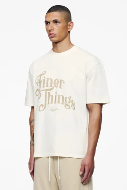 Pegador Tees|Kirk Oversized Tee Vintage Washed Unbleached